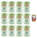 Caputo Lievito Secco, 100% Italienische Trockenhefe, 12 x 100g Dosen, Il Mulino di Napoli, + Italian Gourmet polpa 400g