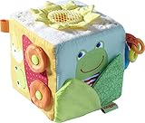 HABA Baby Spielwürfel Zauberfrosch - Baby Spielzeug ab 6 Monaten, Motorikwürfel, Motorikspielzeug Baby - 301859