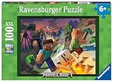 Ravensburger Kinderpuzzle 13333 - Monster Minecraft - 100 Teile XXL Minecraft Puzzle für Kinder ab 6 Jahren