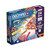 Geomag Glitter Recycled 35 StückMagnetisches Spielzeug für Kinder, Geschenk für Jungen und Mädchen im Alter von 5 6 7 8 9 10 11 12 13 Jahren, magnetische Konstruktionen, Kinderspielzeug