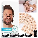 60PCS Magnetische Atmung Nasenstreifen 30 Paare Aufnahme Atmung Nasenstreifen Anti-Schnarchen Schlaf Nasenstreifen Magnetische Nasenstreifen Magnetische Nasenklammer, Wire Stripper Cutter