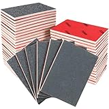 36 Stück Schleifpapier Set, 80/120/180/240/320/400 Körnung Schleifschwämme, Flexibler Schleifschwamm Holz, Professional Schleifpads für Metall, Holz, Farbe, Spachtelmasse, Autokarosseriereparatur