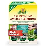 Neudorff Raupen- und AmeisenLeimring – Schützt Obst- und Ziergehölze gegen Schädlinge, die am Stamm hochkriechen, stark klebend und insektizidfrei, 5m