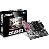 Asrock J3355B-ITX Hauptplatine schwarz/grau/braun/rot