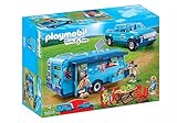 PLAYMOBIL Family Fun 9502 Pick-Up mit Wohnwagen, Ab 4 Jahren