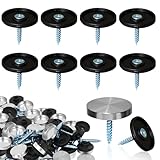 160 Stk. Dichtnägel für Noppenbahn, 3.5x25mm Montagenägel, Montageknöpfe mit Nagel für Noppenfolie Baudrainage, Noppenfolie Hochbeete, Blumentöpfe oder Kellerwände, Hochbeet Folie, Noppenfolie Nägel