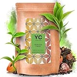 YC Yang Chai Sencha Grüner Tee Lose 200g - Japanischer Sencha Grüntee mit Mango Maracuja Geschmack - Grüntee 'Sencha Twist'