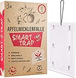 Pestmatic Apfelmotten falle x3, Mottenfalle, Apfelmadenfalle für Obstbäume, Pheromonfalle sicher für Vögel & Bestäuber, natürlicher Apfelschutz, Apfelwickler bekämpfen, Obstmadenfalle, Madenbekämpfung