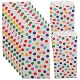 VALICLUD 20Stücke Regenbogen Geschenkbeutel Süßigkeitenbeutel für Kindergeburtstage DIY Backen Party Mitgebsel Kleine Geschenktüten Langlebig und Leicht für Snacks