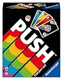 Ravensburger 26828 - Push, Unterhaltsames Kartenspiel für die ganze Familie, Risiko ab 8 Jahren, Ablegespiel für 2-6 Spieler