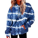 Sweatshirt Damen Baumwolle Mit Kapuze - Kapuzenpulli Damen Hoodie Oversize - Hoodie Mit Kapuze Outwear Jacken Mit Ärmeln Strickjacken Hoodie Reißverschluss Langarm Sweatshirts Lange Mantel Tops