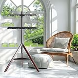 Tragbarer TV-Bodenständer – höhenverstellbarer Stativständer für 81,3–190,5 cm flache/gebogene LCD-Fernseher, drehbares Design mit Ablage, unterstützt bis zu 50 kg