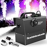 Nebelmaschine, Handnebelmaschine 400W, Eingebauter Akku, 21000 mAh, Strom Sichtbar, für Theater, Film- und TV-Dreharbeiten, Halloween, Weihnachten, Partys, Familienfeiern