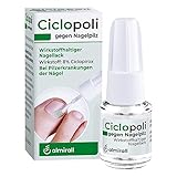 Ciclopoli gegen Nagelpilz, bei Pilzerkrankungen der Nägel, Anti-Pilz-Nagellack mit bewährtem Wirkstoff Ciclopirox und Tiefwirk-Effekt, nur 1x täglich auftragen, 6.6 ml