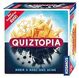 Kosmos 694296 - Quiztopia- Gemeinsam gegen das Spiel, das kooperative Quiz von Marc-Uwe Kling. Wissensspiel ab 16 Jahren, Brettspiel