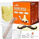 Lifestance Nasenhaar Wachs Set -Nasenwachs Kit für Männer -Schnell,Einfache,Schmerzfrei Nasen Wax Set -Nasenhaarentferner Sticks mit 80g Nasen Wachs (10-20 mal für die Verwendung)