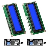 APKLVSR LCD I2C IIC Display Modul,16x2 Zeichen Display Modul mit I2C Schnittstelle kompatibel mit Raspberry Pi/Arduino(blauem Bildschirm)