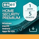 ESET HOME Security Premium 2025 | 5 Geräte | 1 Jahr | inklusive Passwort Manager, Datenverschlüsselung, Browserschutz & Privatsphäre | Windows, MacOs, Android oder iOS | Aktivierungscode per E-Mail