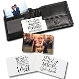 Magic of Nature Liebes Visitenkarten mit persönlichen Foto und Wunschtext | Partner Geschenk | Brieftaschen Karte I Fotokarte I Geschenkidee