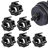 6 Stück Hantelverschlüsse 30mm,Hantelstangen Verschluss 30mm,Hantel Schnellverschlüsse,für Kurzhantelstangen und Langhantelstangen mit Einem Durchmesser von 30 mm Geeignet,für Workout Gewichtheben