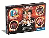 Clementoni 59313 Ehrlich Brothers Modern Magic, Zauberkasten für Kinder ab 7 Jahren, magisches Equipment für 35 moderne Zaubertricks, inkl. 3D Erklärvideos, ideal als Geschenk