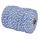Elektrische Weidezaun Polywire 3mm, 200 Meter Leitfähiges Weidezaunseil, Wetterfest und Leicht - Hohe Leitfähigkeit, Wiederverwendbar, Ideal für Viehzucht und Landwirtschaft
