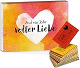 Geschenk für Paare - Unvergessliche Momente zu zweit erleben - Pärchen Geschenk für Ihn und Sie - Geschenkidee für Männer und Frauen - Losbox für Paare mit Ideen für gemeinsame Paarzeit und Liebe