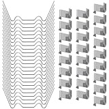 OFFCUP 50 Stück Gewächshaus Klammern, Hohlkammerplatte, Befestigung, Zubehör für Gewächshaus