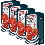 DIMES Tomatensaft Drink – 1 L Flasche | Sauerkonzentrat & natürliche Zutaten 4 Er