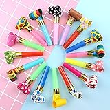 Partytröten,100er Pack Krachmacher Party Trötes Neuartige Kunststoff Whistles Gebläse für Kinder Partytütenfüller Weihnachten