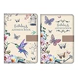 A5 Adressbuch – schöner Stoff – Schmetterlings oder Chic-Design – Tallon 6252