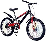 Kinderfahrrad 20 Zoll,Geeignet Für 7-16 Mädchen Junge,Stoßdämpfende Vordergabel,Doppelscheibenbremse,Mehrere Farben A,18 inches