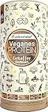 Veganes Protein Eiskaffee | 1000g | 12 pflanzliche Proteinquellen | Ohne Soja & Gluten | Premiumqualität vom Bodensee | Made in Germany