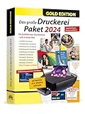 Das große Druckerei Paket 2024 - Einladungen, Glückwunsch Karten, Etiketten, CD-DVD Labels, Visitenkarten für Windows 11, 10, 8.1, 7