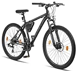 Licorne Bike Effect Premium Mountainbike Aluminium Discbremse Jungen Mädchen 21 Gang (Schwarz/Anthrazit (2xDisc-Bremse), 0, Zentimeter, 0, Zentimeter, 0, Zentimeter, 27.50, Zoll, 0, Zentimeter)