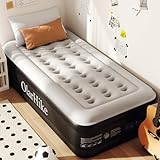 OlarHike Luftbett 1 Person, Luftmatratze Selbstaufblasend mit Integrierter Pumpe, Selbstaufblasbare Gästebett, Gästematratze, Aufblasbare Matratze für Camping oder Heimgebrauch - 200 x 90 x 46 cm