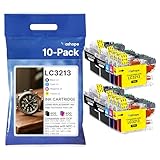 LC3213 LC3211 Kompatibel für Brother LC3213 LC3211 für Druckerpatronen Brother MFC-J497DW DCP-J572DW MFC-J491DW DCP-J772DW DCP-J774DW (10er-Pack)