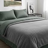 Kuscheldecke Flauschig 190 x 190 cm Weiche Textur Extra Warm für Winter Kuscheldecke - Flauschig Decke für Bett Sofa Schlafzimmer Büro, Hellgrau