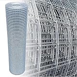 Garmix Volierendraht Verzinkt 25x25mm Drahtgitter 4-Eck Maschendraht (100cm x 10m, 1,00mm)