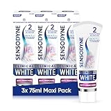 Sensodyne Clinical White Anti-Flecken-Zahnpasta, 3 x 75 ml