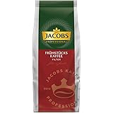 Jacobs Professional Filterkaffee Frühstückskaffee, mittlere Röstung, Kaffee gemahlen, ideal für Hotel & Gastronomie, Intensität 4/5, 1 kg