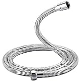 GRIFEMA G851-20 Verdrehschutz Brauseschlauch, 200 CM, Universal Duschschlauch, Edelstahl, Silber [Exklusiv bei Amazon]