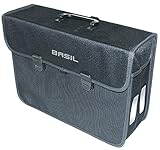 Basil Malaga XL Einzeltasche – 17 Liter – geeignet für E-Bike, City- und Damenfahrrad – Schwarz