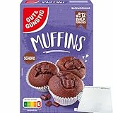 usy Bundle für Gut&Günstig Muffins Schoko Backmischung (350g Packung) + usy Block