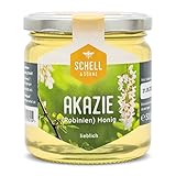 Deutscher Akazienhonig 500g - Robinienhonig - Imkerei Schell Honig aus eigener Produktion - 100% Deutscher Honig