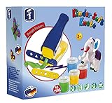 Feuchtmann Spielwaren 6280543 - Kinder Soft Knete Set Knetpresse mit Zubehör, Knete, Ausstechförmchen und Modellierwerkzeugen