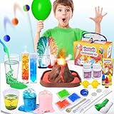 UNGLINGA 30+ Wissenschaft Experimente für Kinder, Experimentierkasten Labor STEM Spielzeug Geschenke Jungen Mädchen, Vulkan, Chemiebaukasten, Gummiball Machen Fun Science