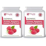 Himbeerfruchtextrakt 1200mg - 60 Kapseln x 2 Packungen - UK Hergestellt | GMP-Standards von Prowise Healthcare