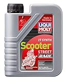 LIQUI MOLY Motorbike 2T Synth Scooter Race | 1 L | Motorrad 2-Takt-Öl | Art.-Nr.: 1053, farblos