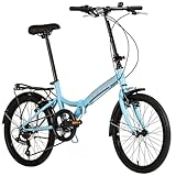 DACAPO Faltrad 20'' Foldtech 6 Gänge RH 32 cm (Schwarz)